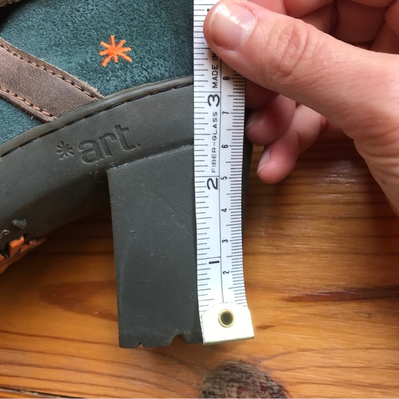 Art Teal Tan Strap Spanish Leather Boots, EUC, 38 - Picture 8 of 14